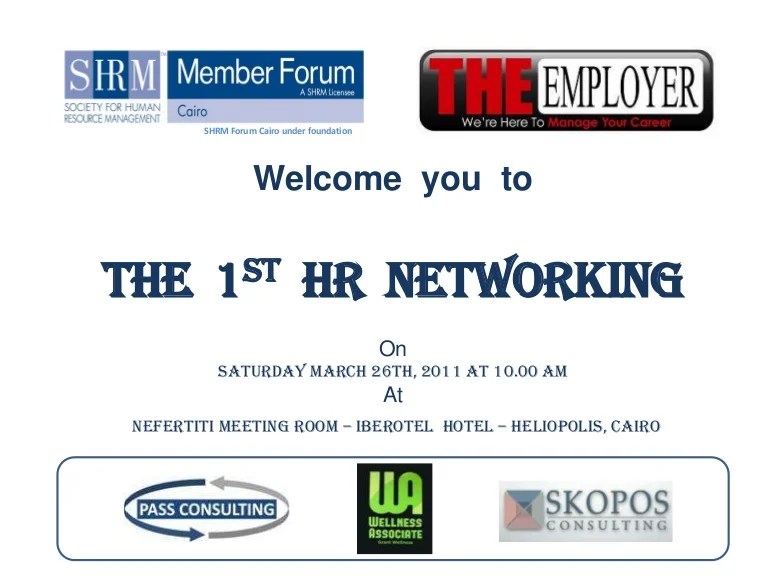 The 1st HR Networking