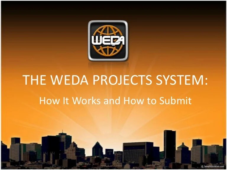 World Economic Development Alliance Project submission system