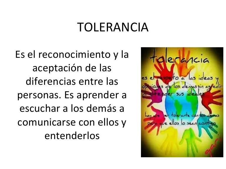 Tolerancia