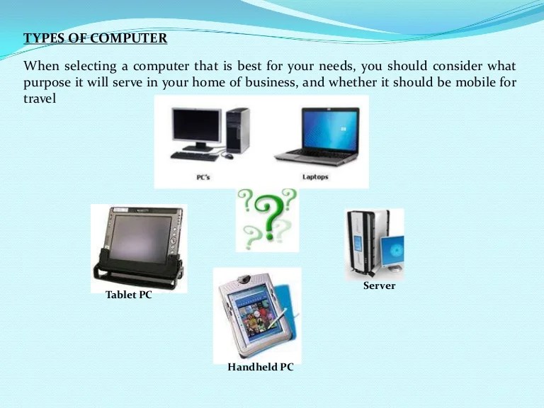 Types Of Computers
