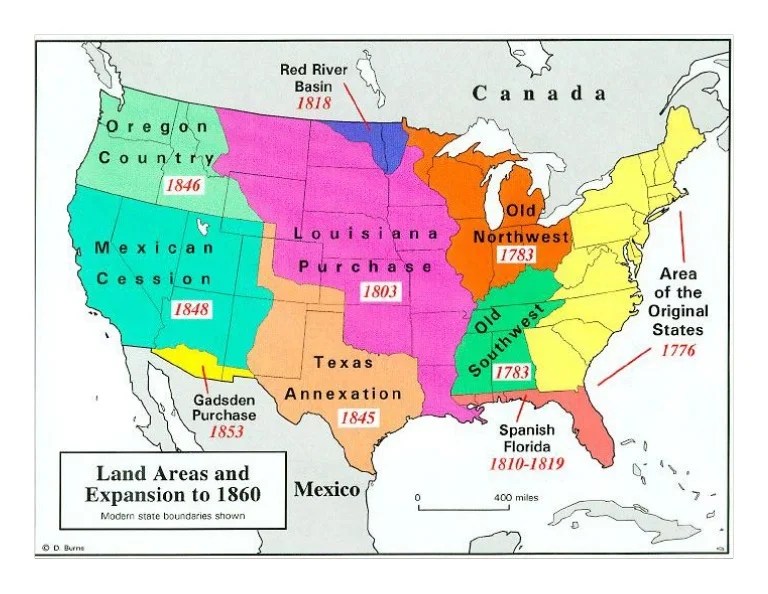 Us expansion map