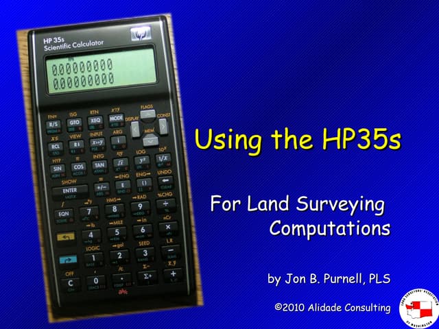 Using the hp35s Calculator | PPT