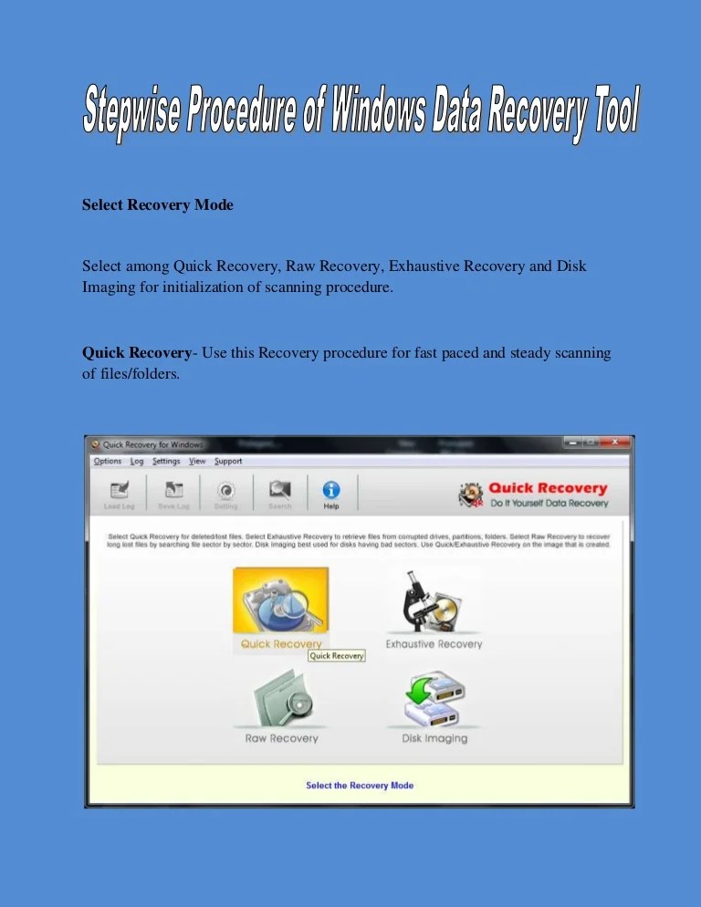 Windows Data Recovery Tool