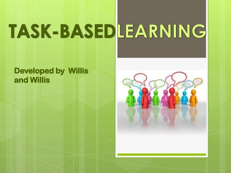 TaskBased Learning