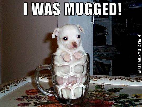 I was mugged!