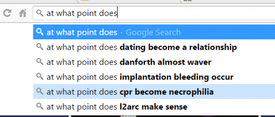 Google scares me sometimes.