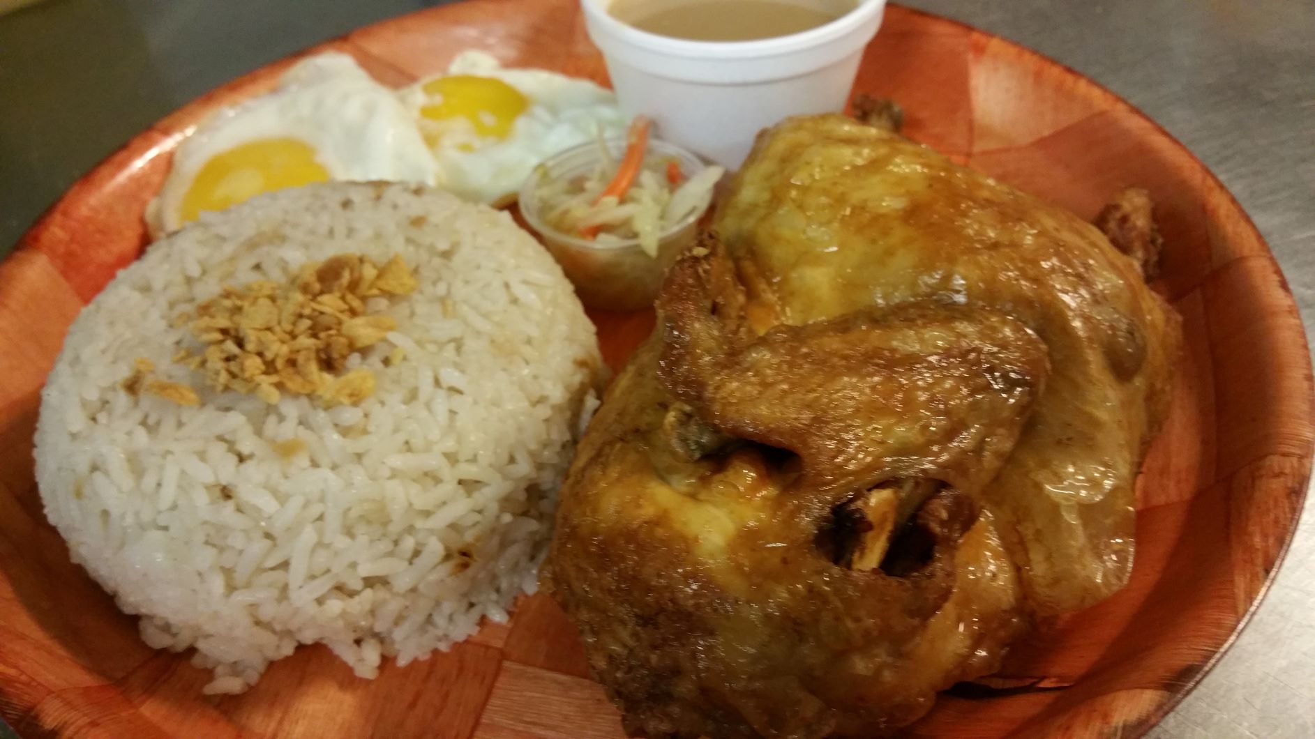 Savory Fried Chicken Cooked to order Filipino food in Elk Grove, CA
