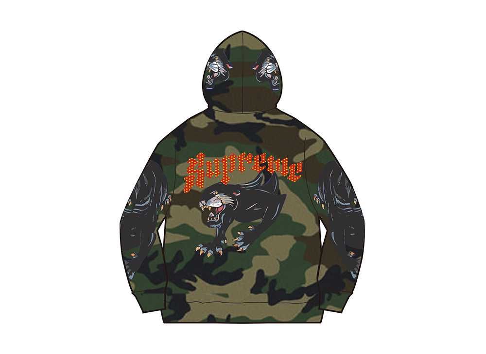 Supreme Panther Zip Up Hooded Sweatshirt "Camo"を買うならスニーカーダンク
