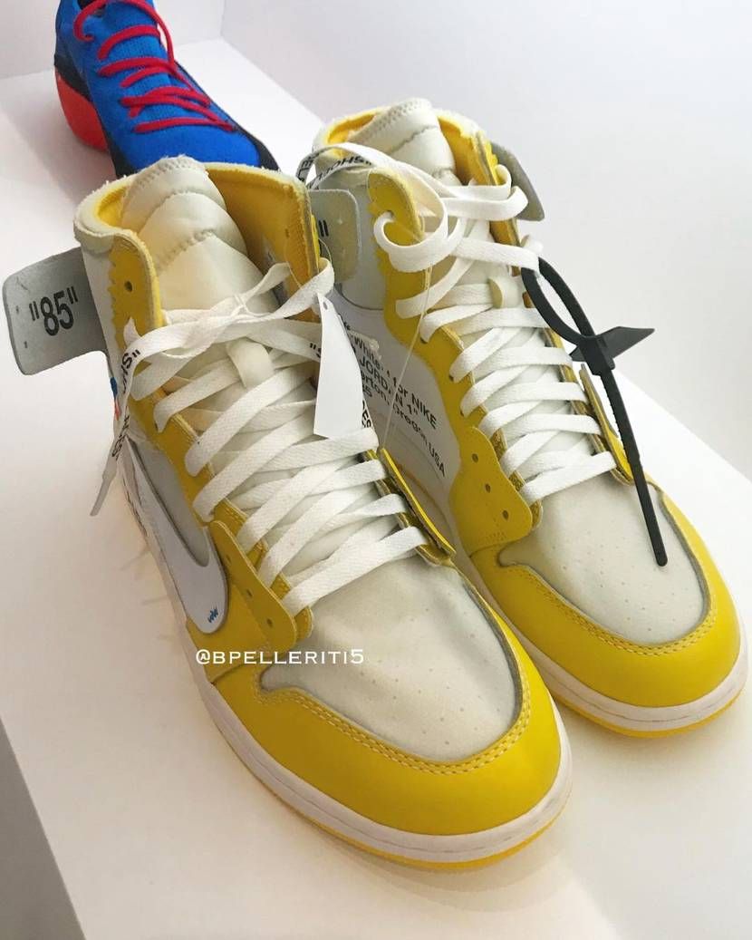 【リーク】OFFWHITE × NIKE AIR JORDAN 1 "CANARY YELLOW" 抽選/定価/販売店舗まとめ スニーカーダンク