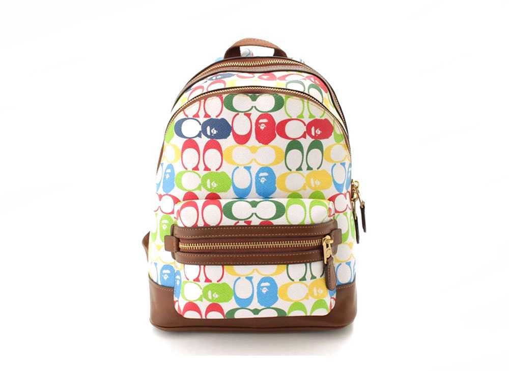 ベイプ × コーチ アカデミー バックパック ”マルチ”の価格・売買相場・プレ値情報 スニーカーフリマ(通販) スニダン