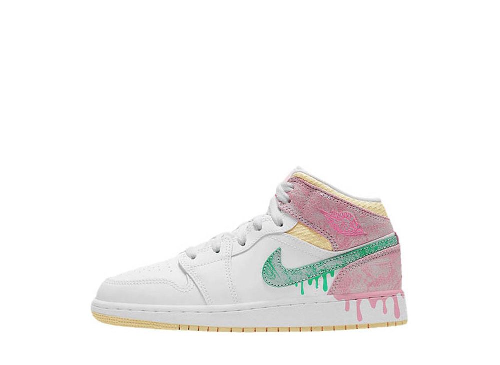 Nike PS Air Jordan 1 Mid "Paint Drip"の新品/中古フリマ(通販)｜スニダン