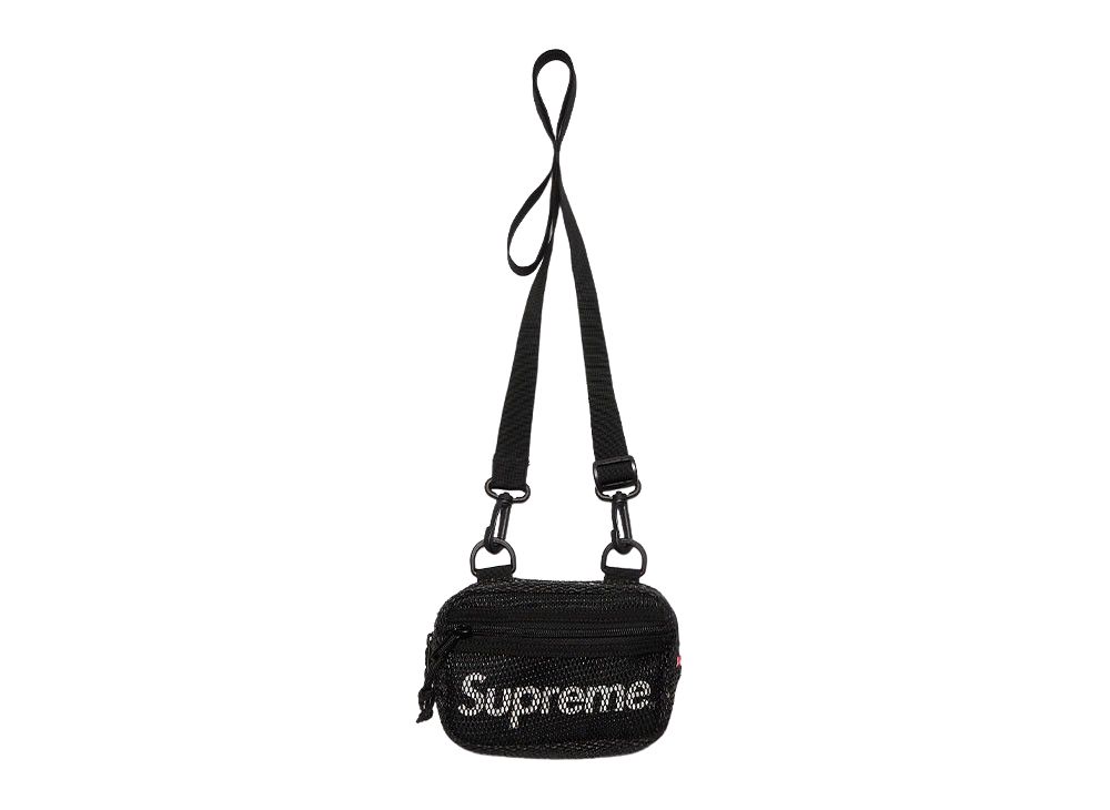 supreme shoulder bag black