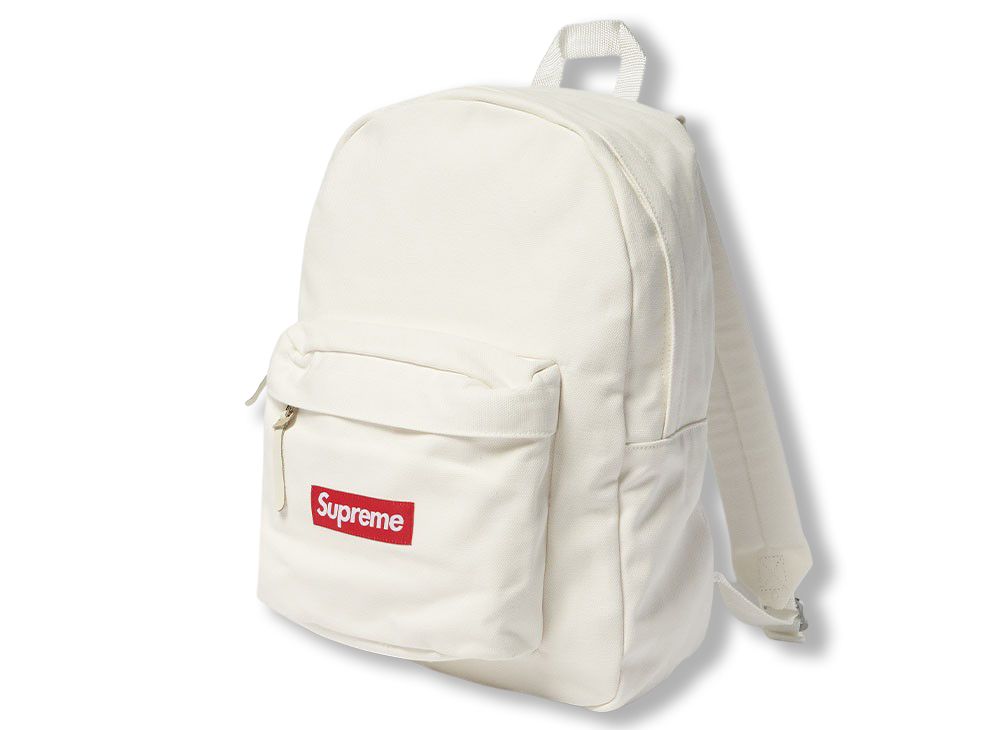 Supreme Canvas Backpack "White" SNKRDUNK