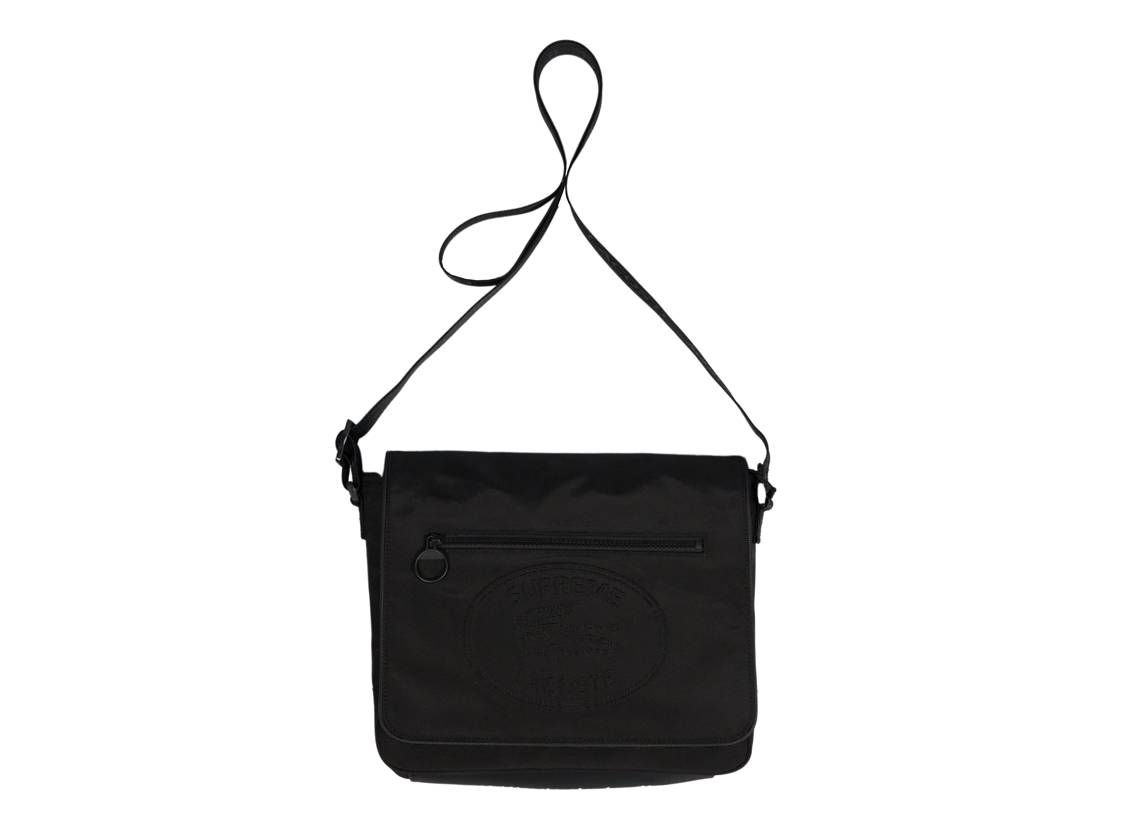 Supreme / Lacoste Small Messenger Bag "Black" SNKRDUNK