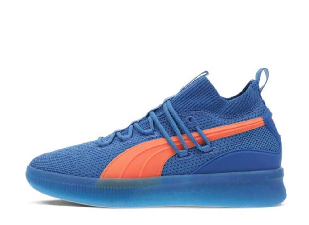 Puma Clyde Court City Pack New York Knicks "Strong Blue/Shocking Orange