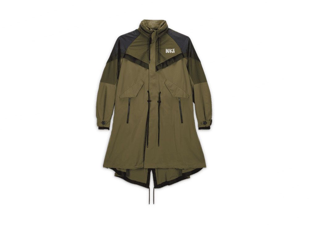 Nike x sacai Men's Trench Jacket "Khaki" SNKRDUNK