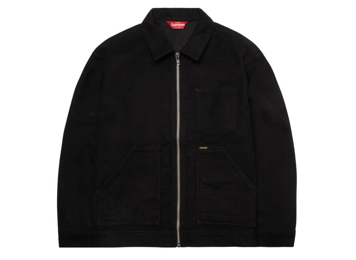 Supreme Moleskin Work Jacket "Black" SNKRDUNK