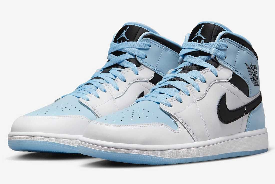 3/14発売｜Nike Air Jordan 1 Mid "Ice Blue Nubuck"｜抽選/販売/定価情報 スニーカーダンク