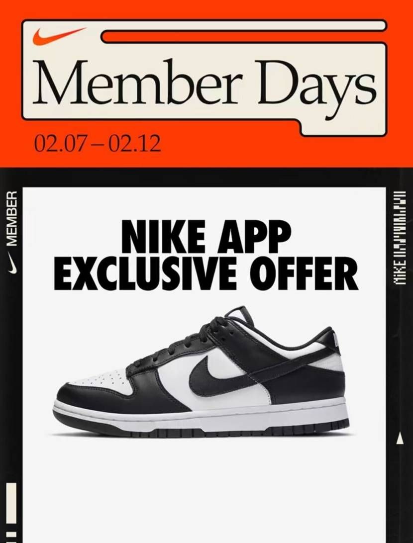 【NIKE APP EXCLUSIVE OFFER】2/10 Nike Member's Dayにて注目モデルが販売開始！ スニーカーダンク