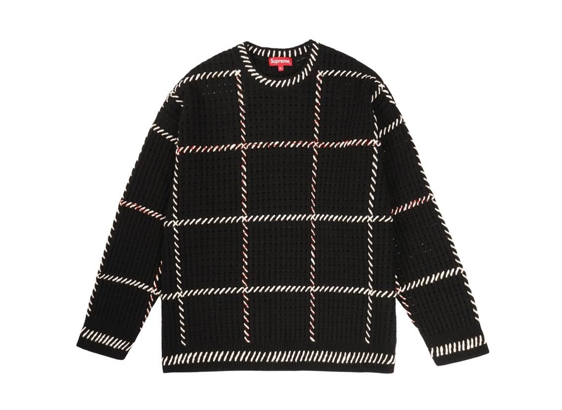 Supreme Quilt Stitch Sweater "Black"の新品/中古フリマ(通販)｜スニダン