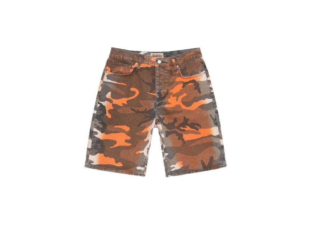 Stussy Spray Dye Big Ol' Shorts "Orange Camo"の新品/中古フリマ(通販)｜スニダン