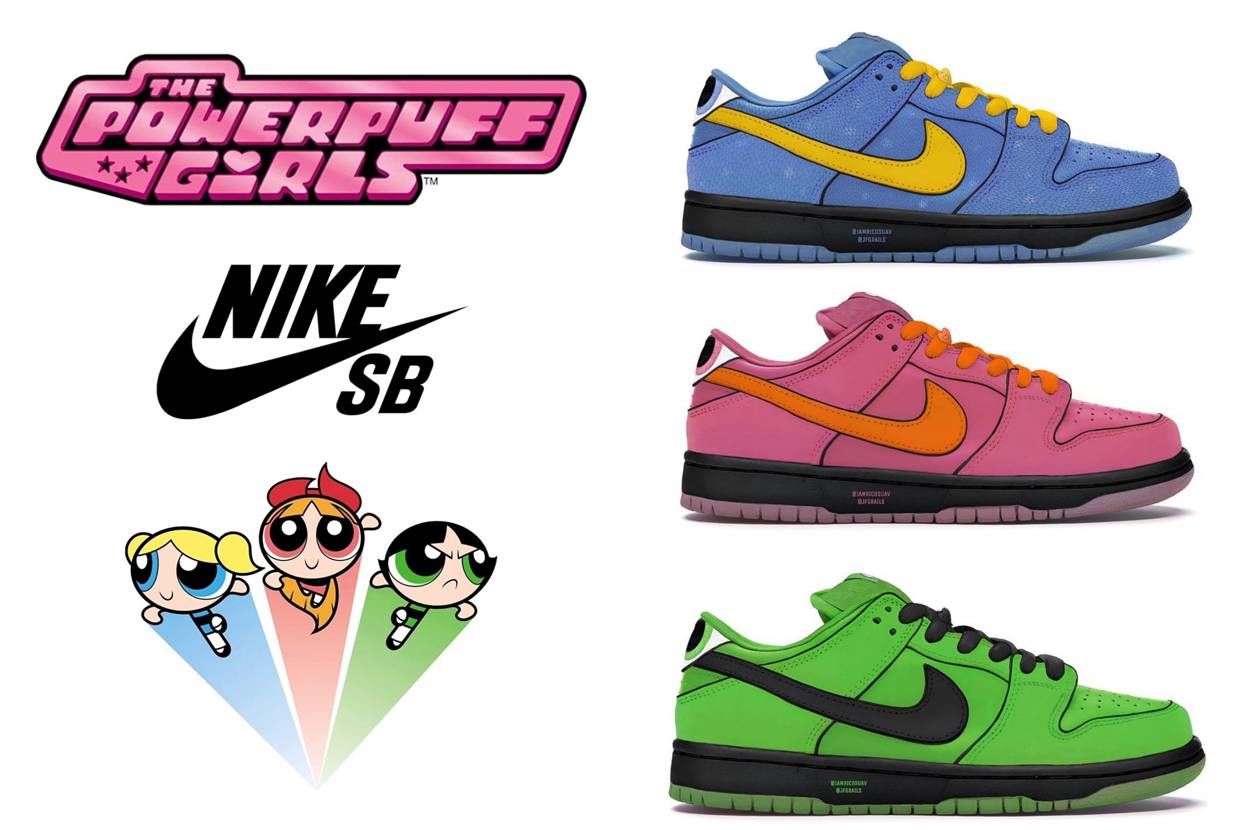 12/14・12/15発売｜The Powerpuff Girls × Nike SB Dunk Low collection｜抽選/販売/定価情報 スニーカーダンク