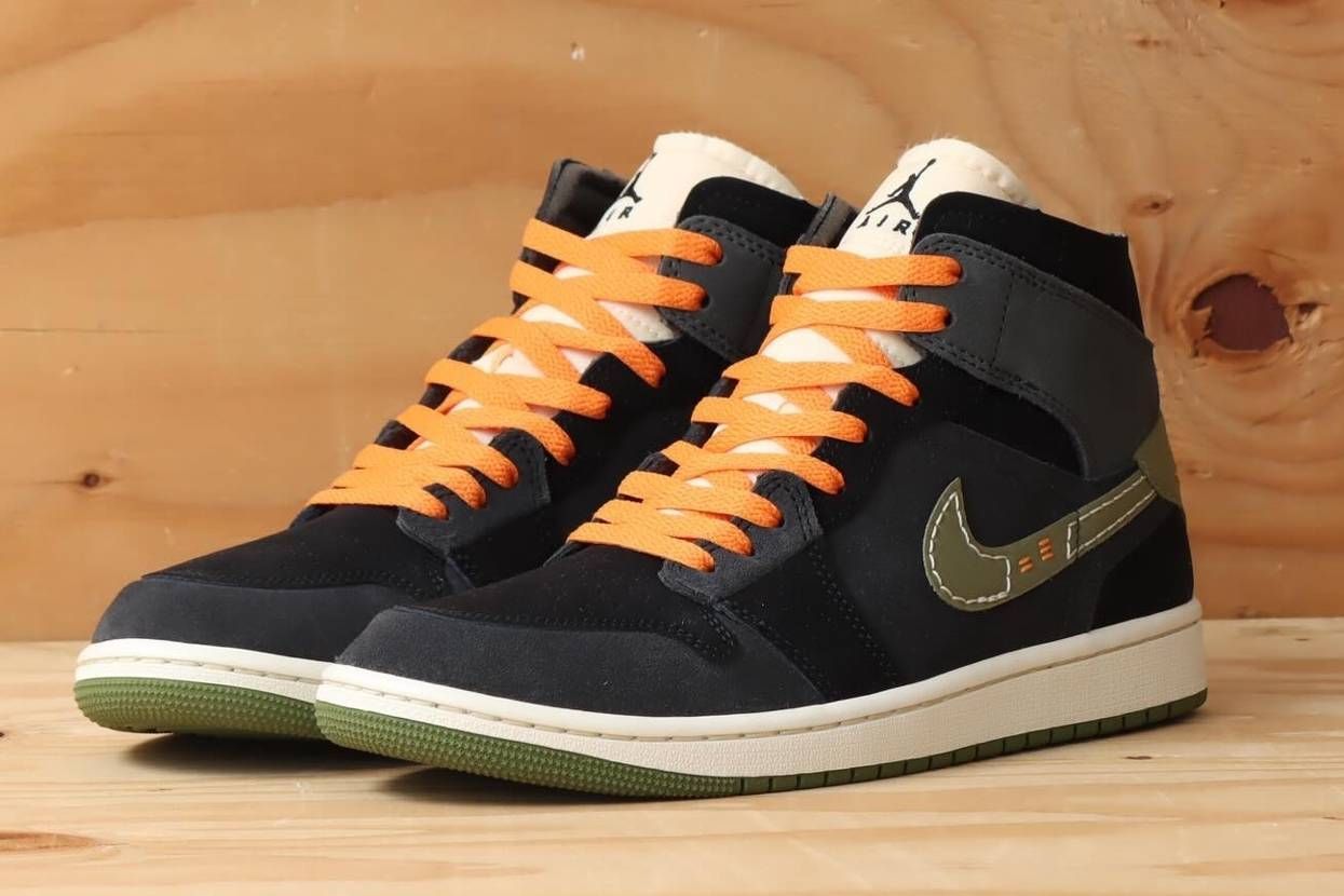 Nike Air Jordan 1 Mid SE Craft "Anthracite/Light Olive"の新品/中古フリマ(通販)｜スニダン