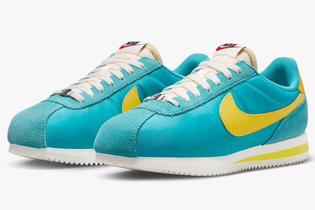 最新リーク｜Nike Cortez Nylon "Bleached Aqua"｜抽選/販売/定価情報 スニーカーダンク