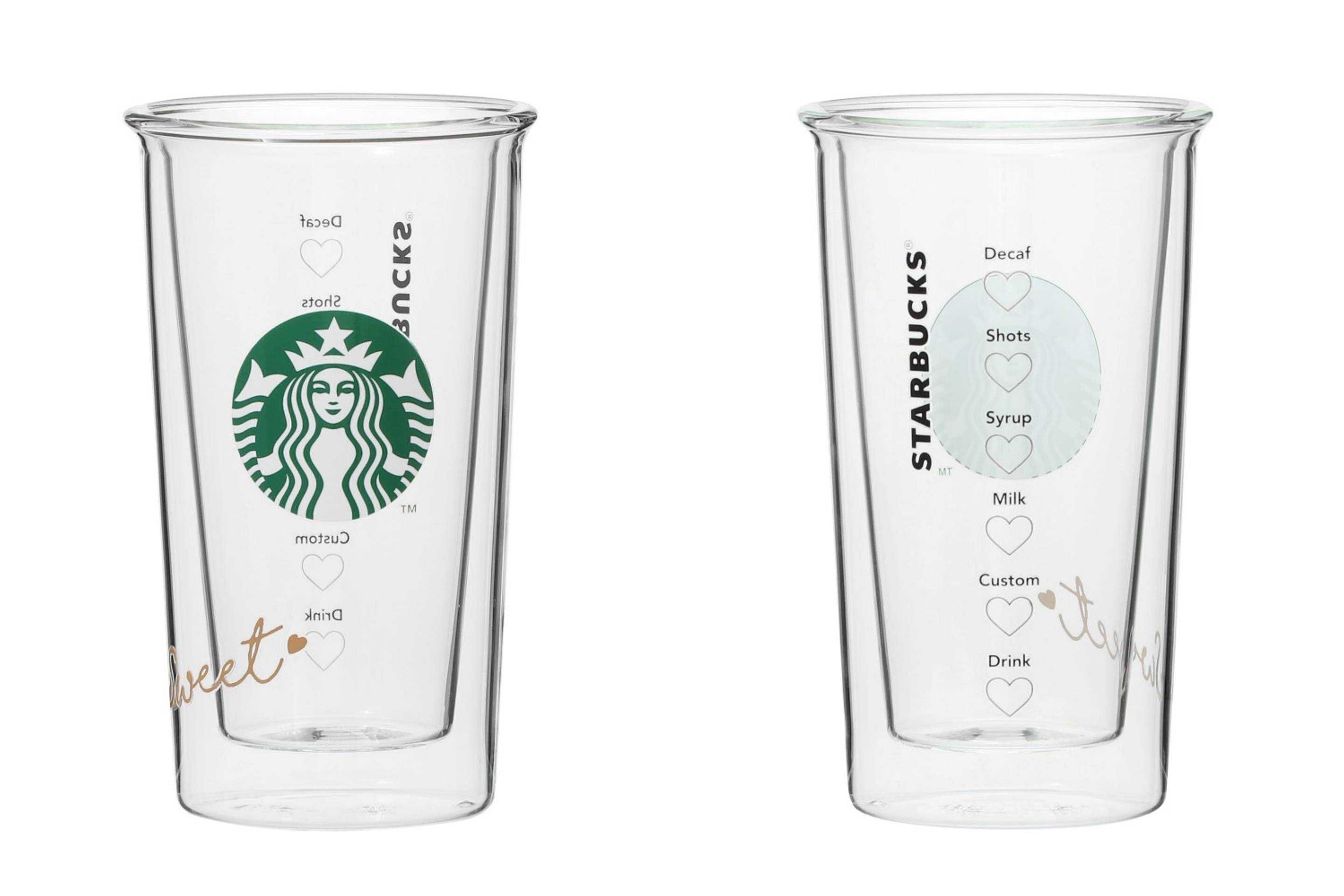 1/17発売｜STARBUCKS バレンタイン 2023 耐熱ダブルウォールグラス 355ml "Clear"｜抽選/定価/販売店舗