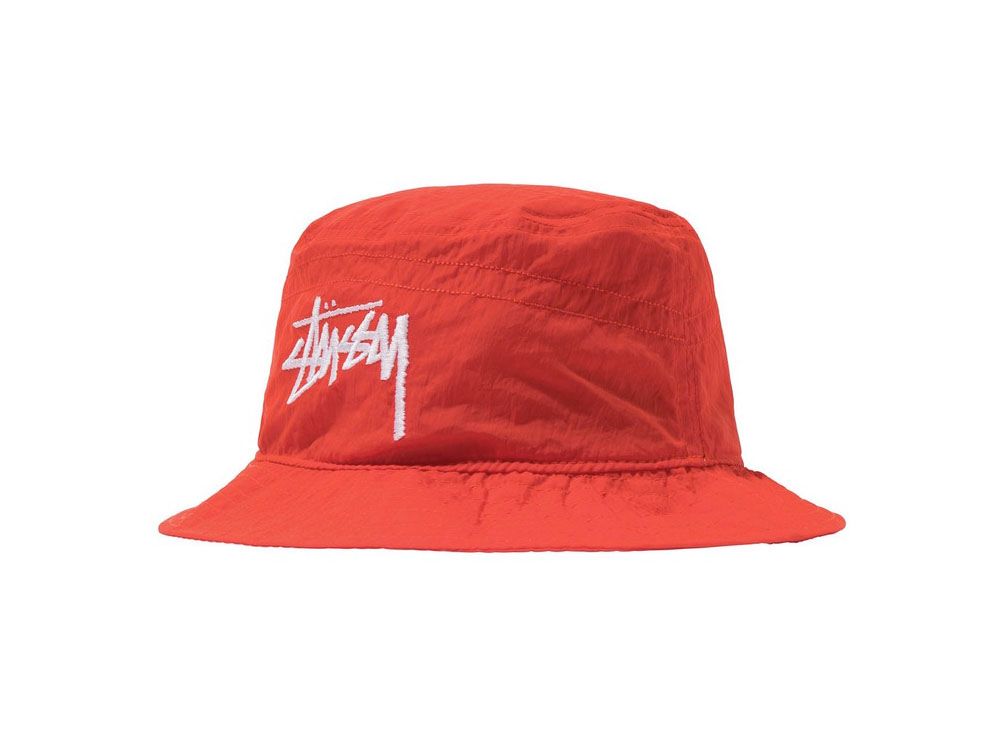 Nike x Stussy Bucket Hat "Red" SNKRDUNK