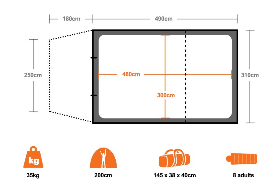 Black Wolf Turbo Plus 300 Tent Snowys Outdoors