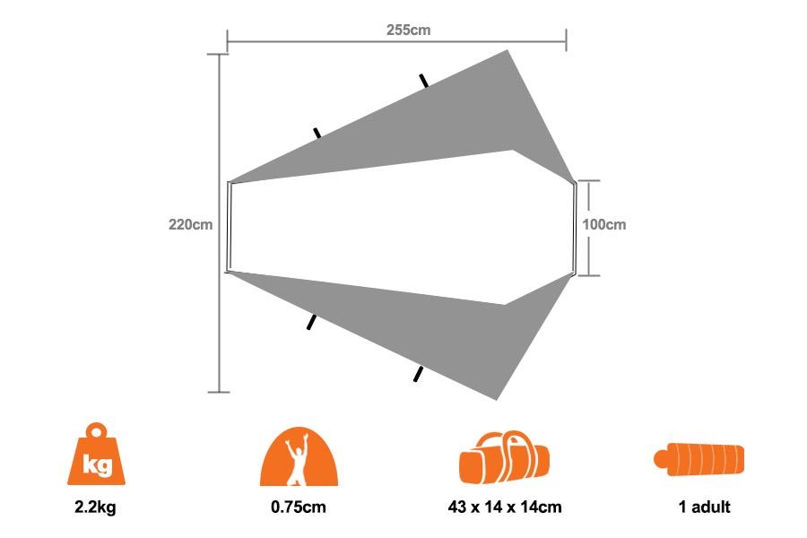 Black Wolf Mantis I Hiking Tent Snowys Outdoors