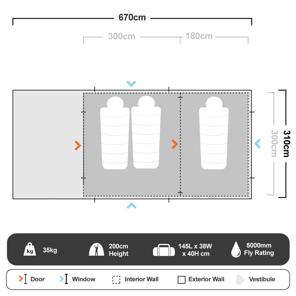 Black Wolf Turbo Tent Plus 300 Snowys Outdoors