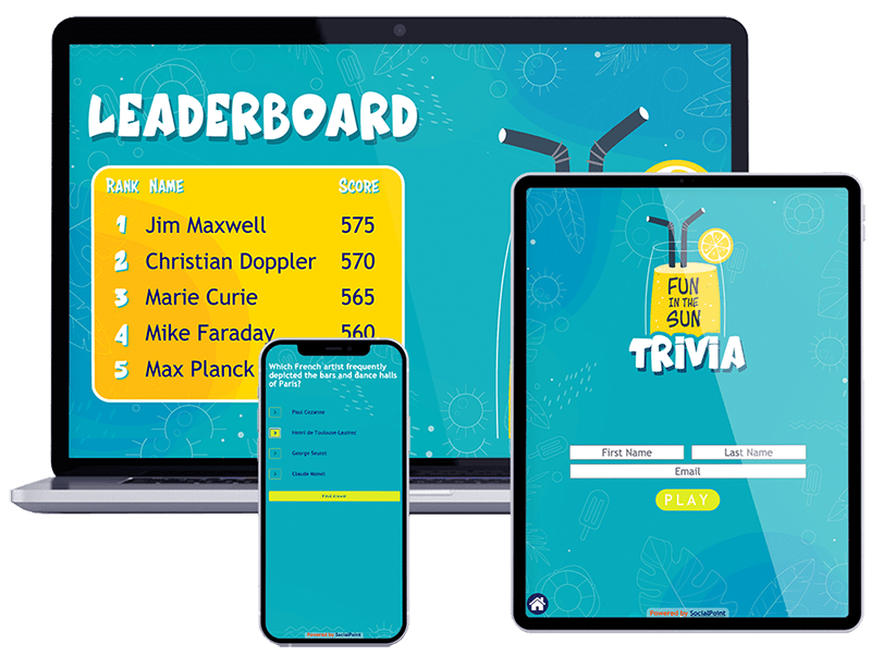 Virtual Trivia | Online Trivia Platform | 100+ Quiz Packs | 50 Game Themes