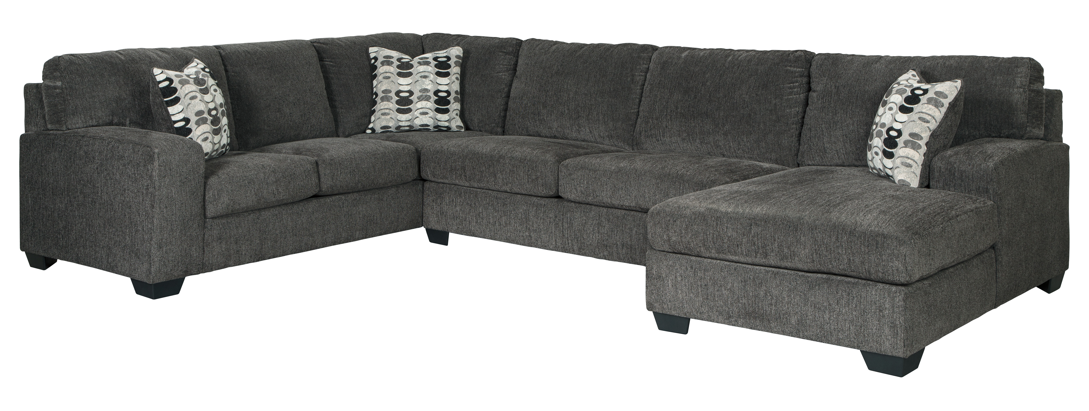 Ballinasloe Three Piece Chaise Sectional Sofas and Sectionals