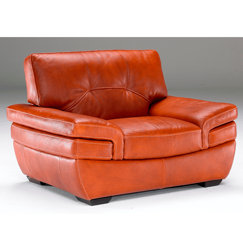 Biagio B806 Top Grain Leather Chair (Made to Sofas and Sectionals