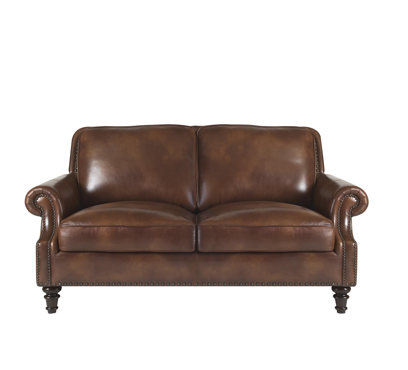 Wellington 1009 Leather Sofa in Black and Red Sofas and Sectionals