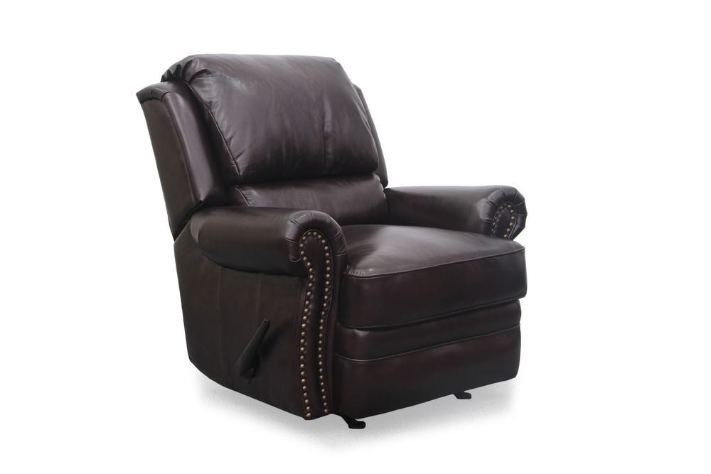 Regency Vintage Leather Rocker Recliner IN Sofas and Sectionals