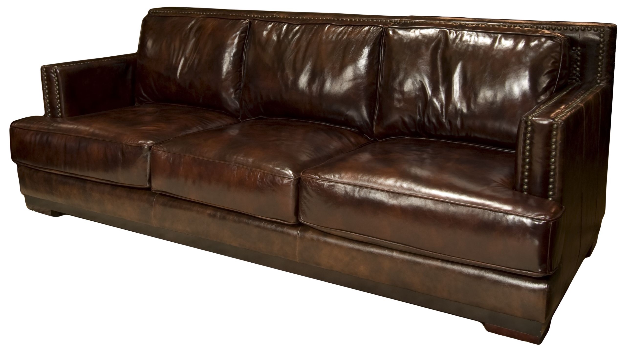 Emerson 5Piece Top Grain Leather Living Room Sofas and Sectionals