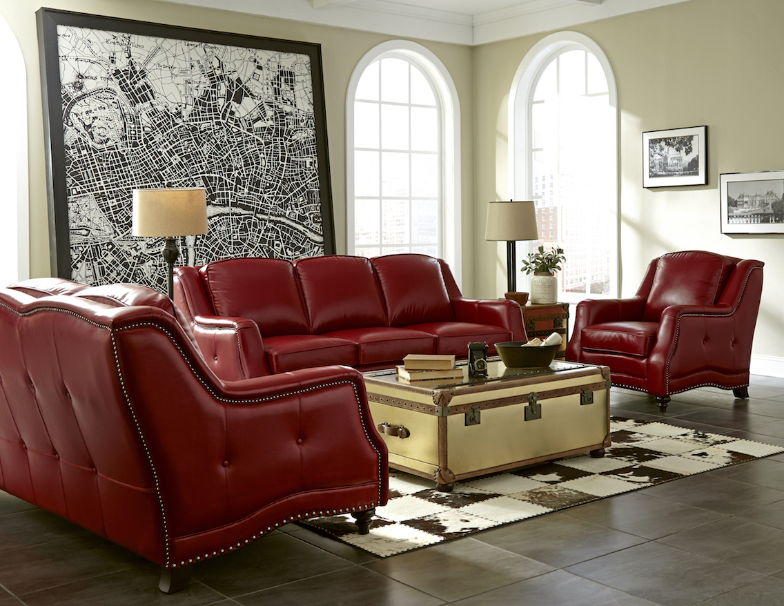 Red Leather Couches Odditieszone