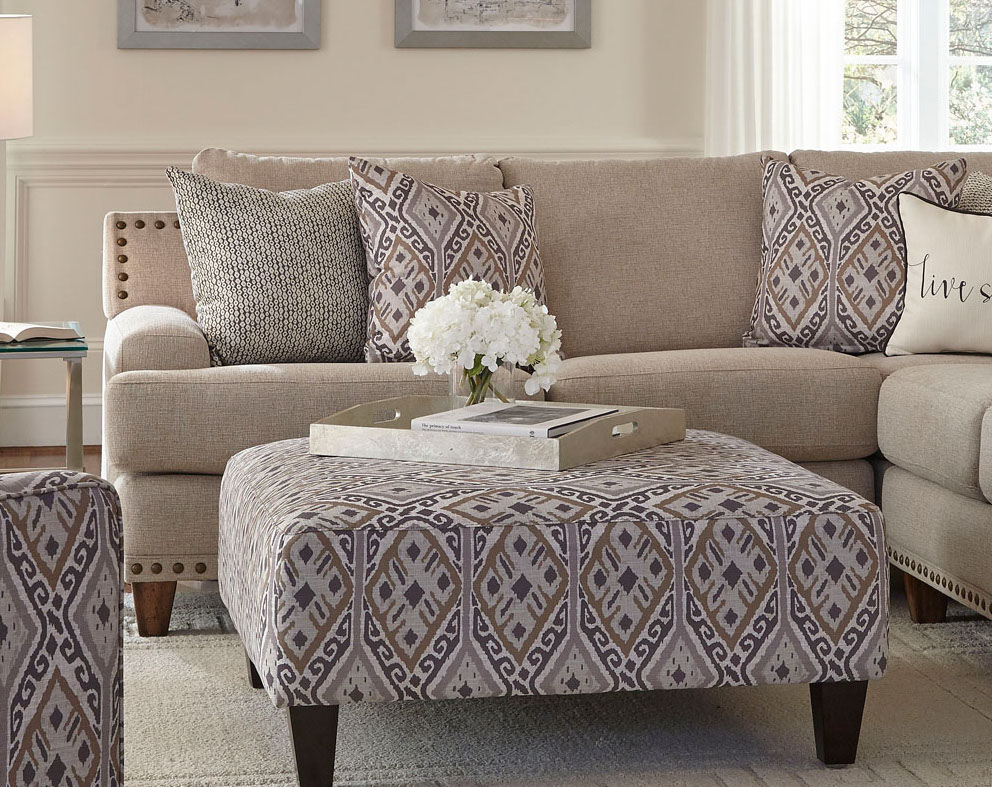 Anna 864 Stationary Sectional Sofas and Sectionals