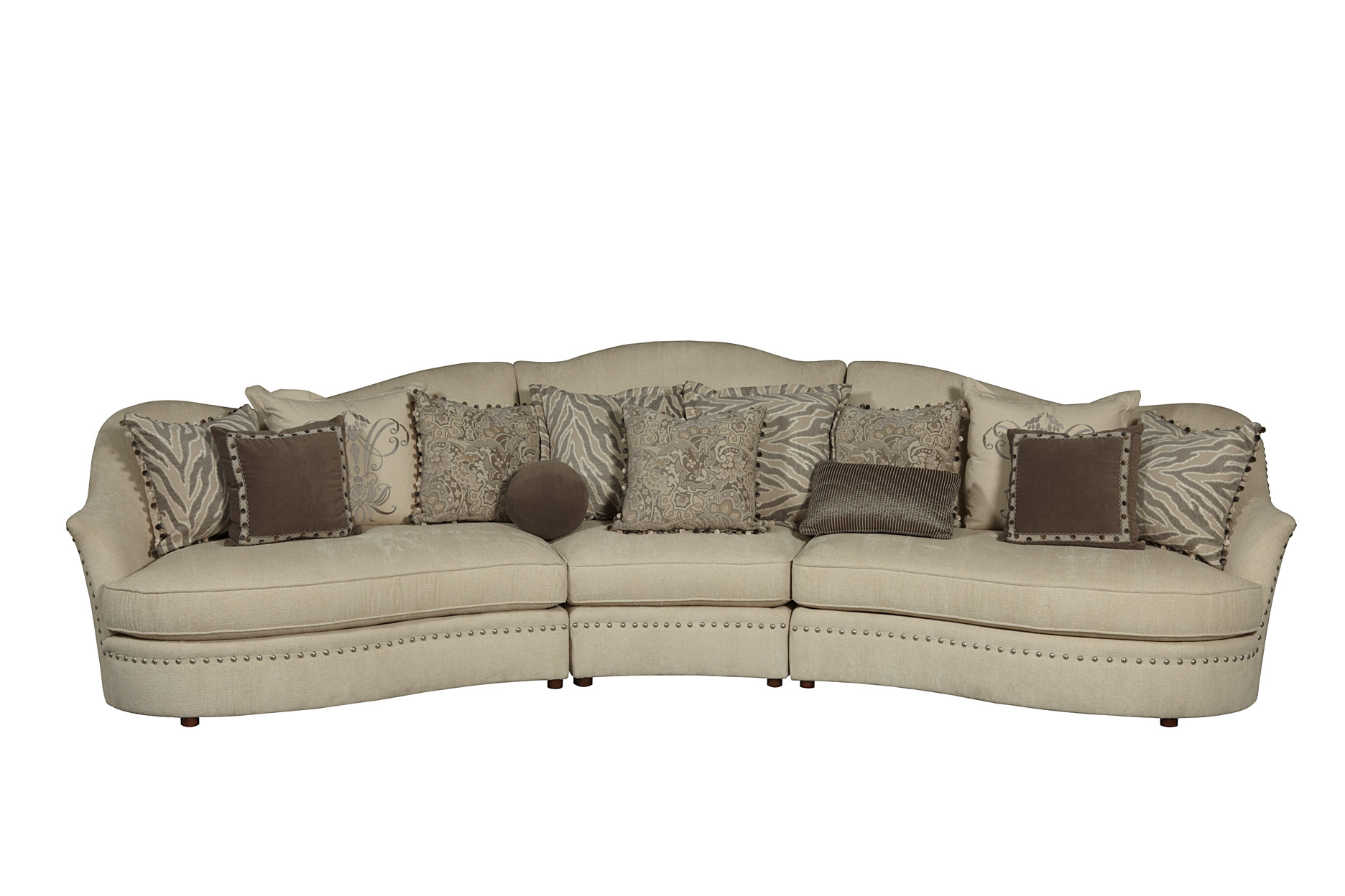 Amanda Ivory Sectional Sofas and Sectionals