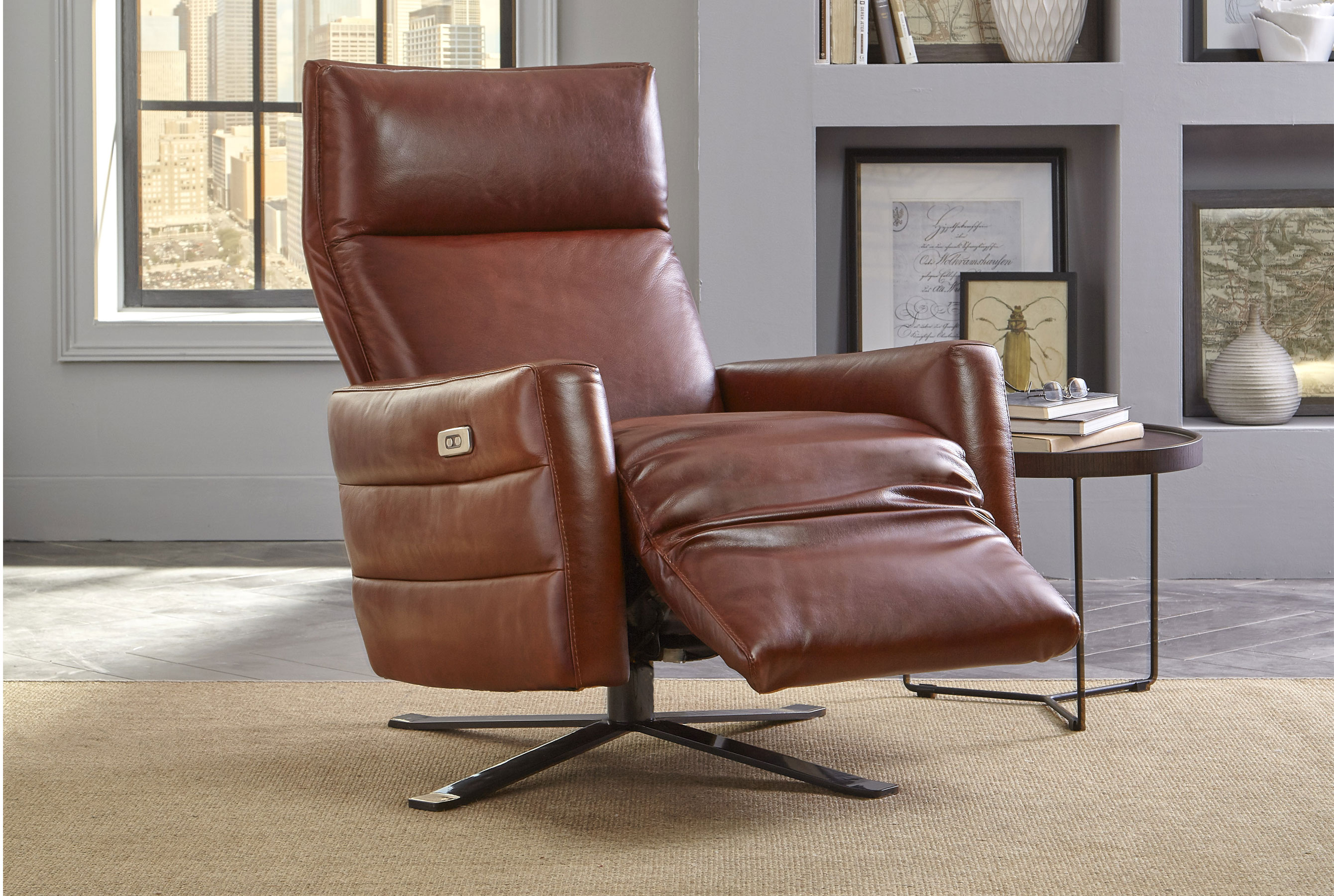 Natuzzi Leather Recliner Chair Odditieszone