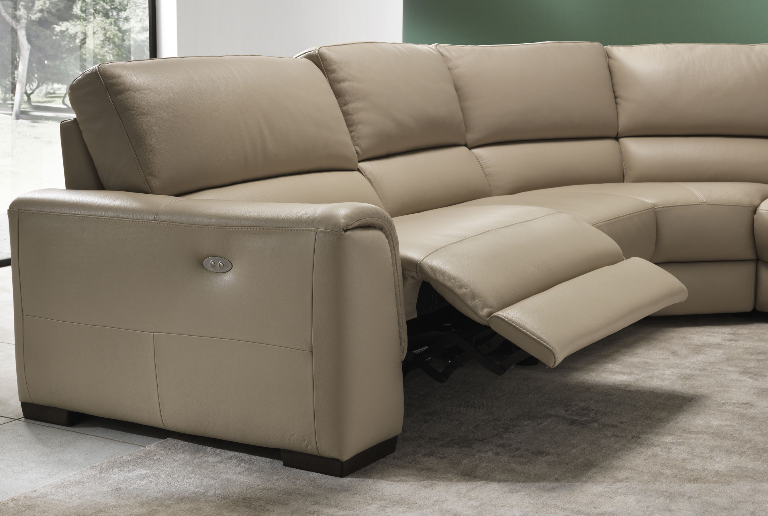 Ozio B969 **100 Top Grain Leather** Reclining Sofas and Sectionals