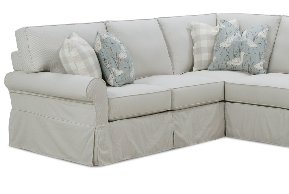 Easton P275 Slipcover Sectional Sofas and Sectionals