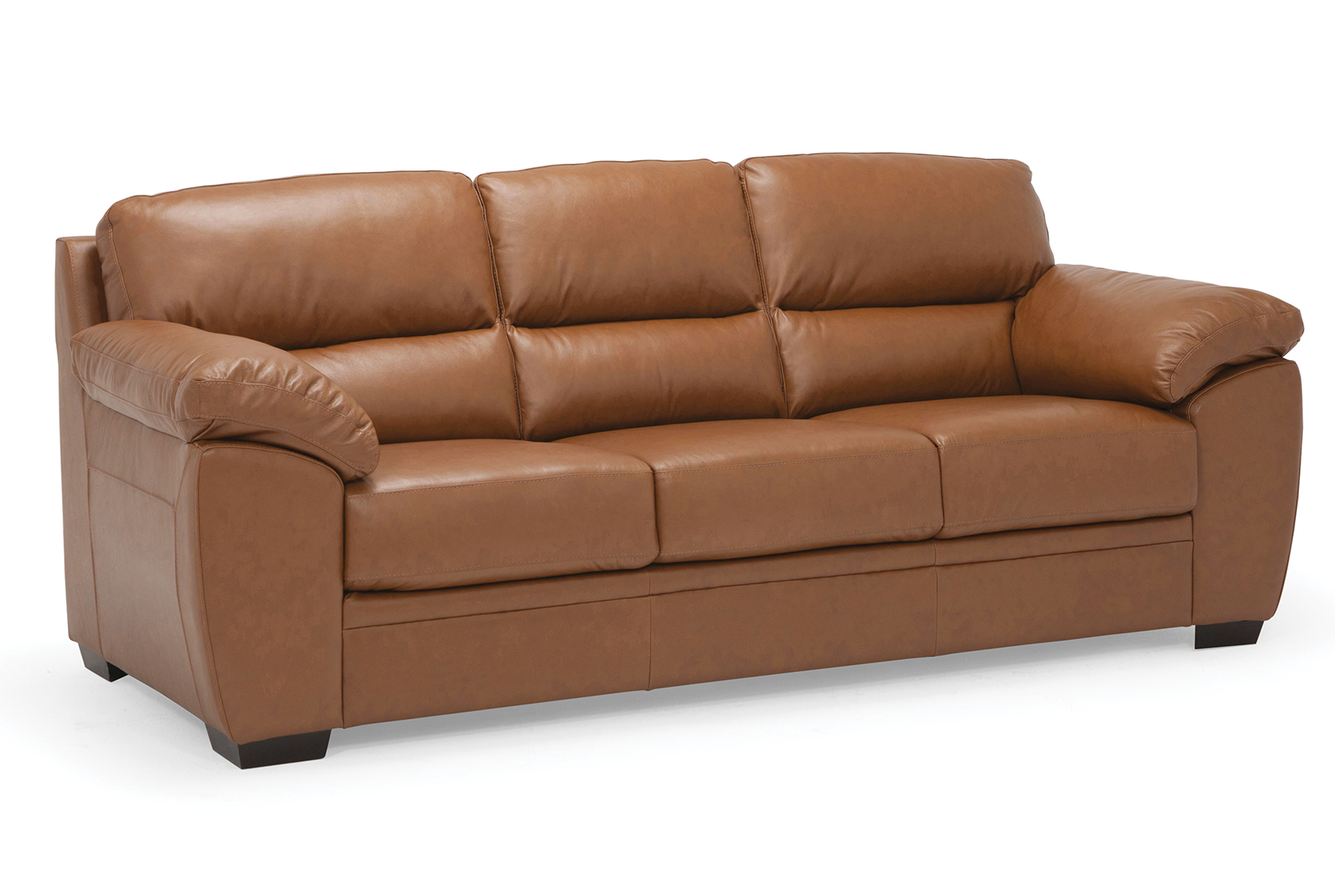 Talbot All Leather Sofa in Classic Sahara In Sofas and Sectionals