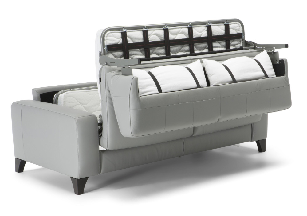 Natuzzi Leather Sleeper Sofa Odditieszone