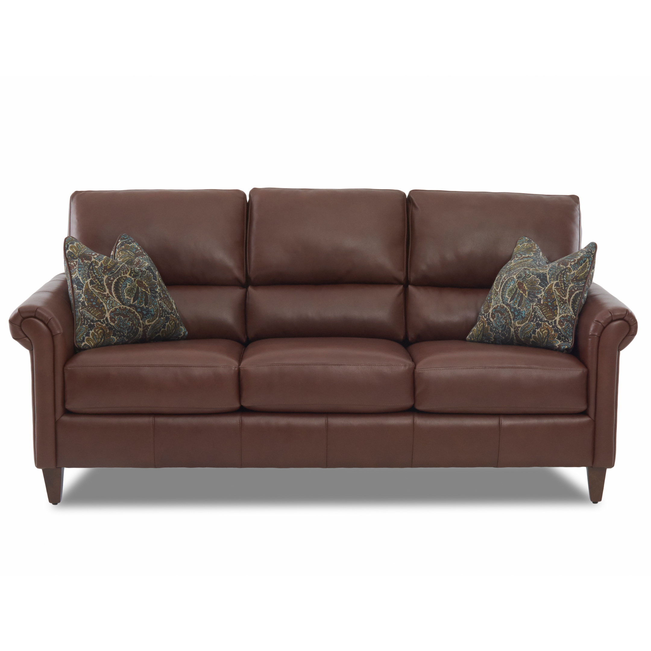 Adeline Leather Sofa (84") Made to order Sofas and Sectionals