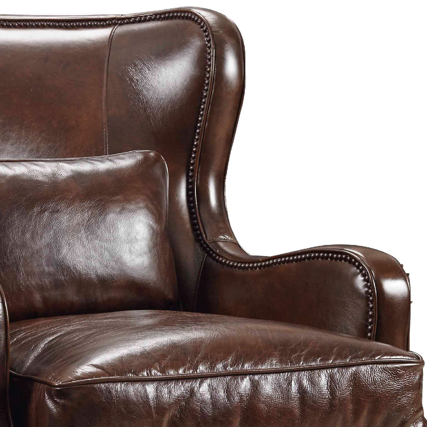 Wellington Leather Swivel Club Chair Sofas and Sectionals
