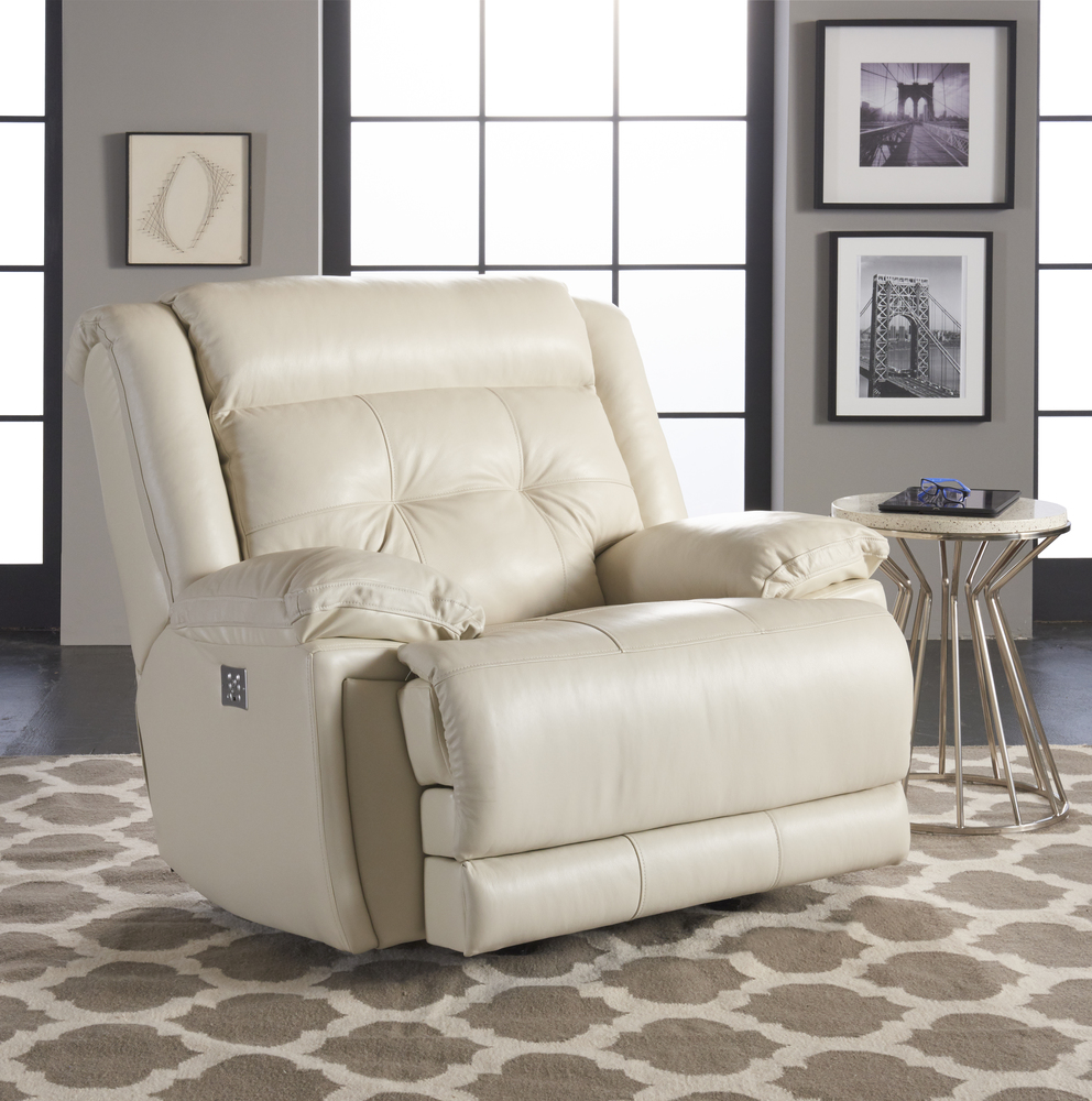 McCall Leather Power Recliner with Power Sofas and Sectionals